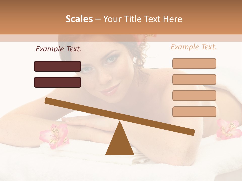 Care Rose White PowerPoint Template