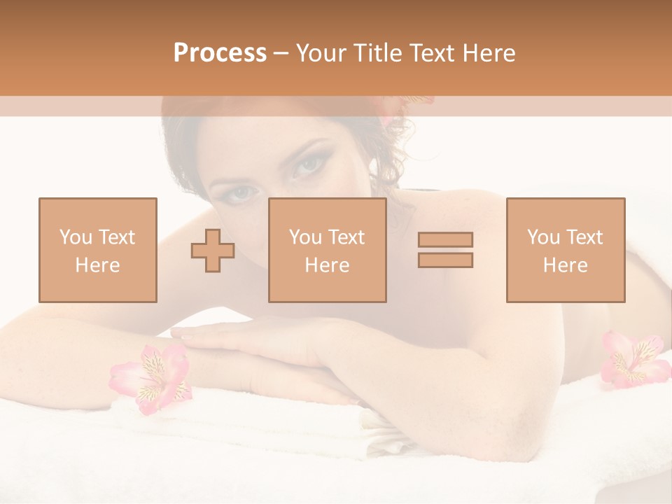 Care Rose White PowerPoint Template