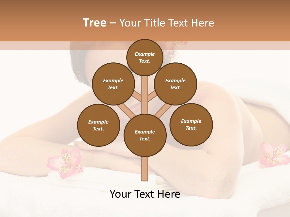 Care Rose White PowerPoint Template