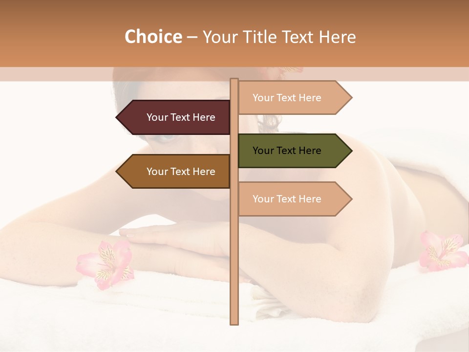 Care Rose White PowerPoint Template