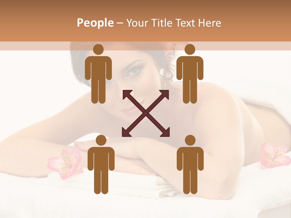 Care Rose White PowerPoint Template