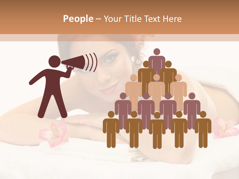 Care Rose White PowerPoint Template