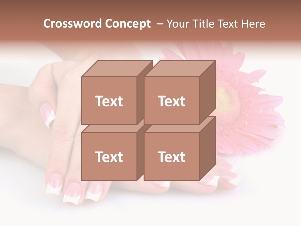 Moisturize Therapy Thumb PowerPoint Template