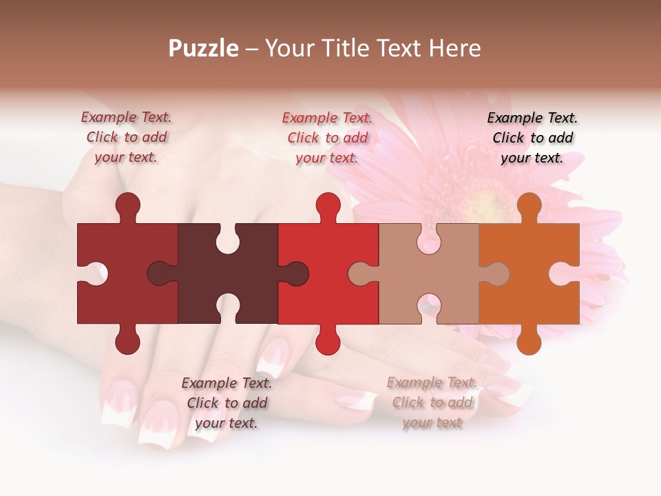 Moisturize Therapy Thumb PowerPoint Template
