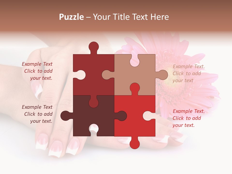 Moisturize Therapy Thumb PowerPoint Template