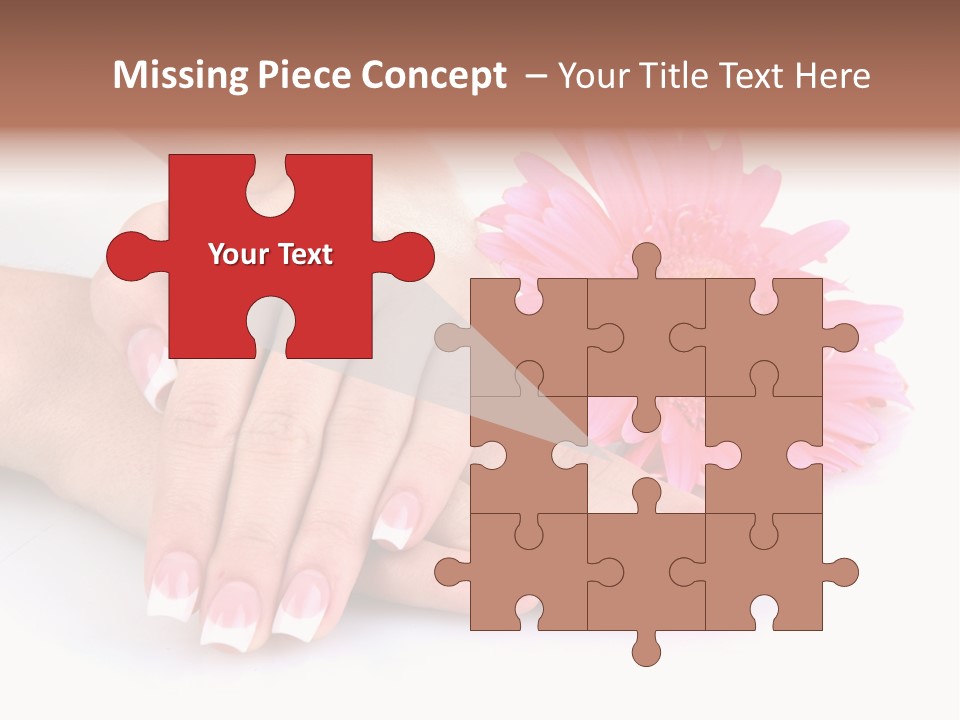 Moisturize Therapy Thumb PowerPoint Template