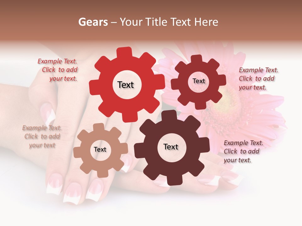 Moisturize Therapy Thumb PowerPoint Template