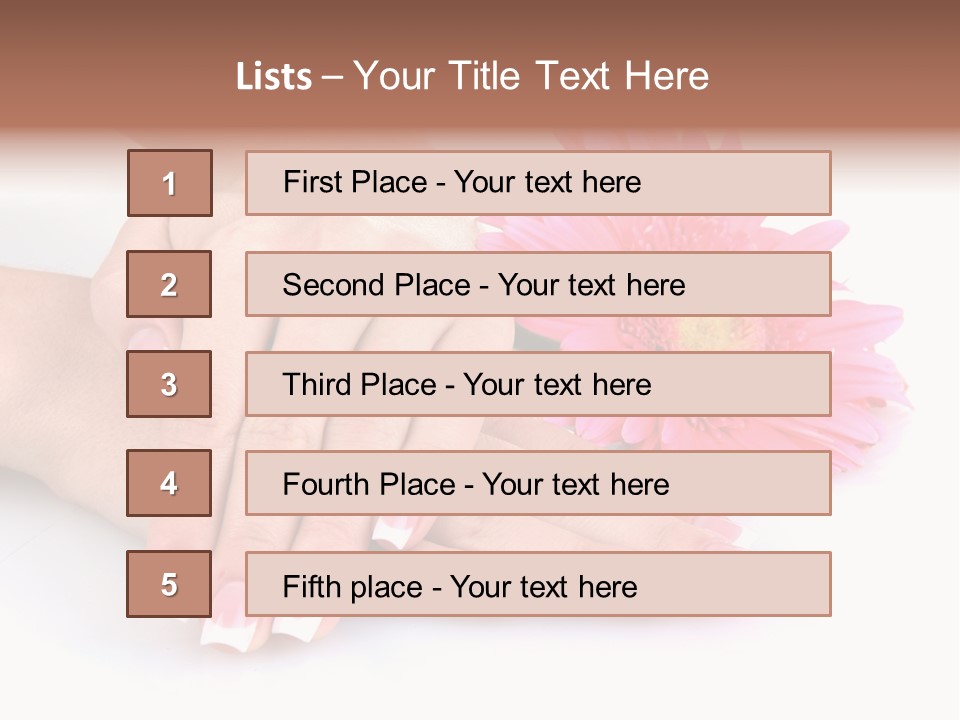 Moisturize Therapy Thumb PowerPoint Template