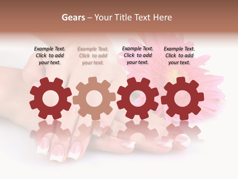 Moisturize Therapy Thumb PowerPoint Template