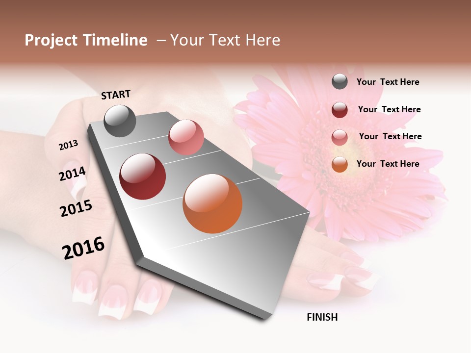 Moisturize Therapy Thumb PowerPoint Template