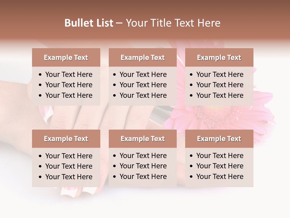 Moisturize Therapy Thumb PowerPoint Template