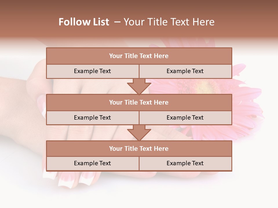 Moisturize Therapy Thumb PowerPoint Template