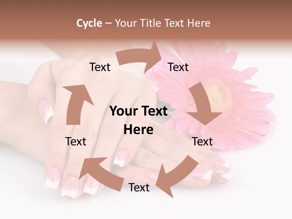 Moisturize Therapy Thumb PowerPoint Template