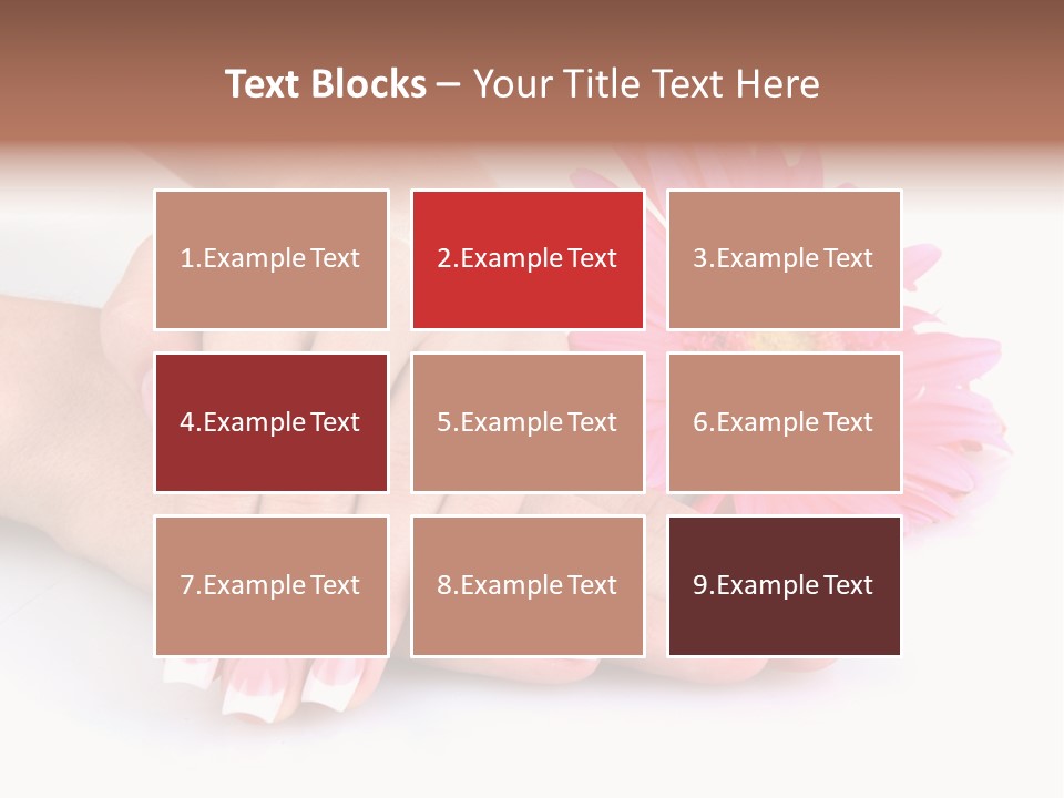 Moisturize Therapy Thumb PowerPoint Template