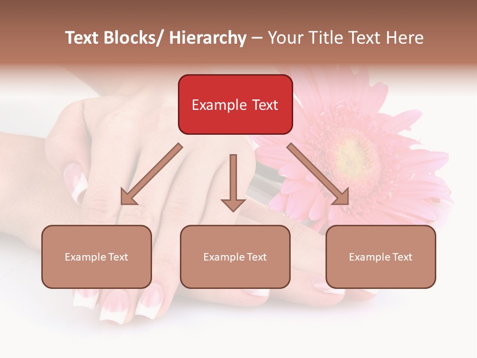 Moisturize Therapy Thumb PowerPoint Template