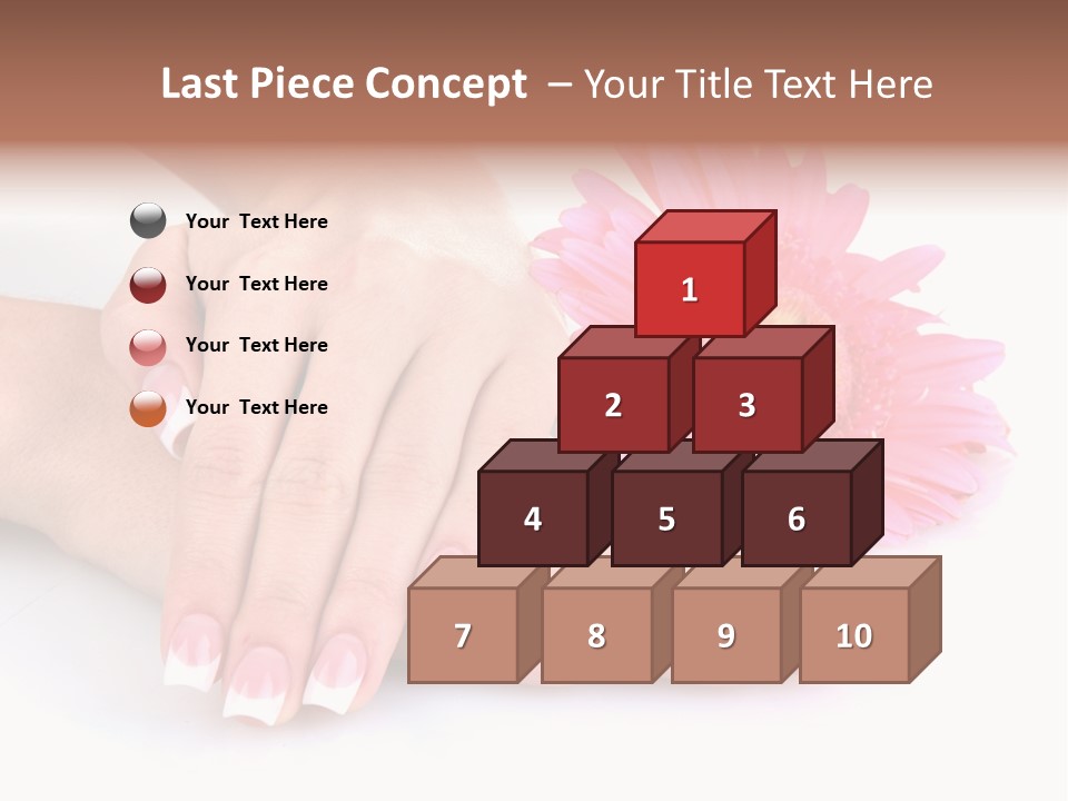 Moisturize Therapy Thumb PowerPoint Template