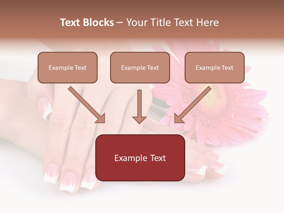 Moisturize Therapy Thumb PowerPoint Template