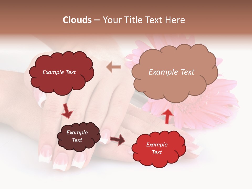 Moisturize Therapy Thumb PowerPoint Template