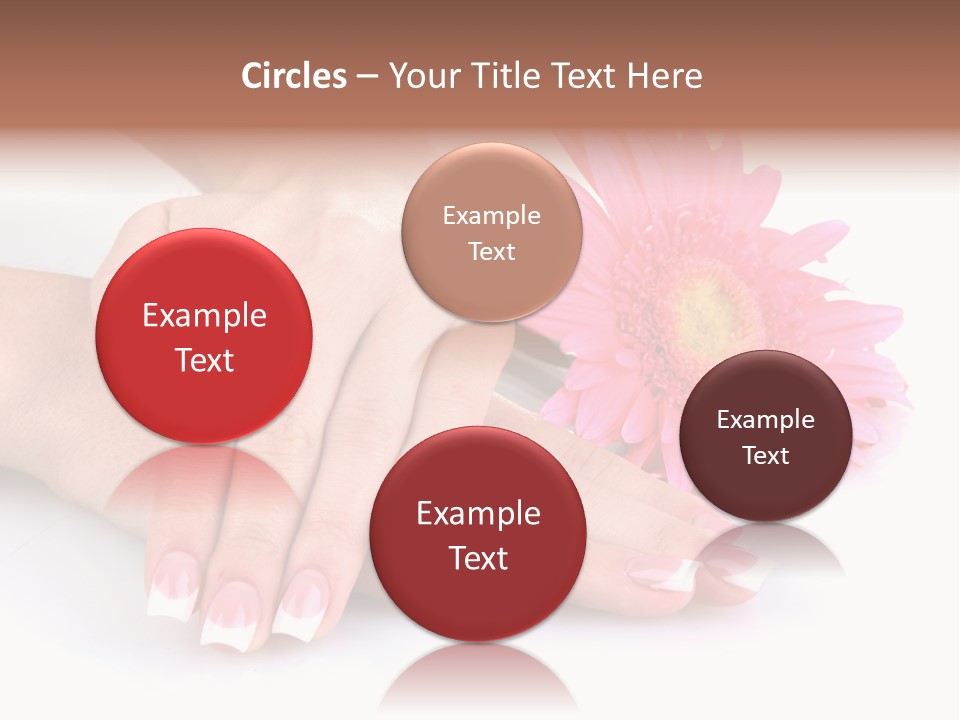 Moisturize Therapy Thumb PowerPoint Template