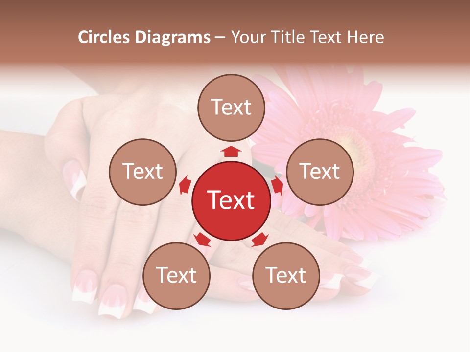 Moisturize Therapy Thumb PowerPoint Template