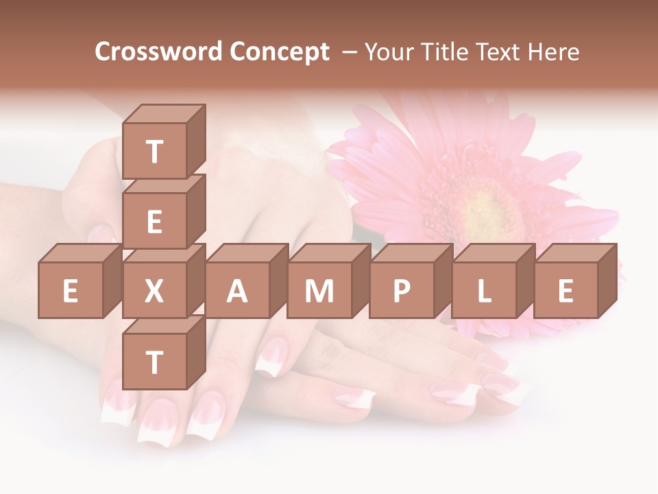 Moisturize Therapy Thumb PowerPoint Template