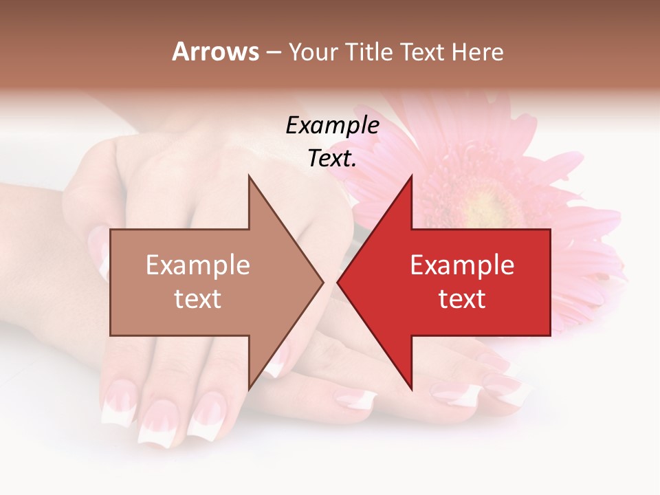 Moisturize Therapy Thumb PowerPoint Template