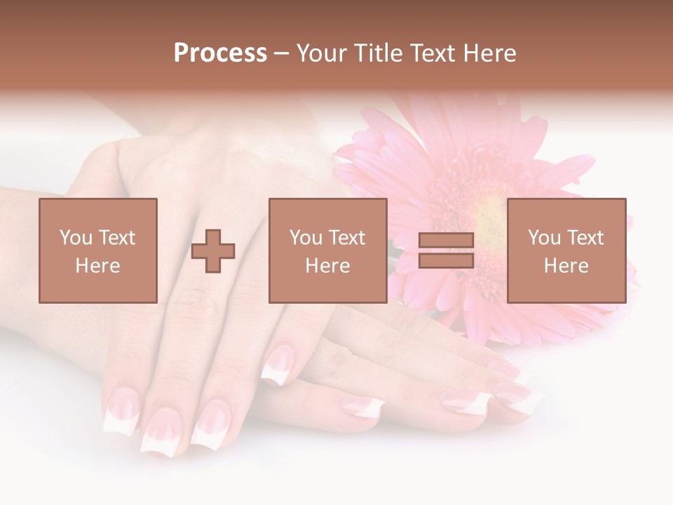 Moisturize Therapy Thumb PowerPoint Template