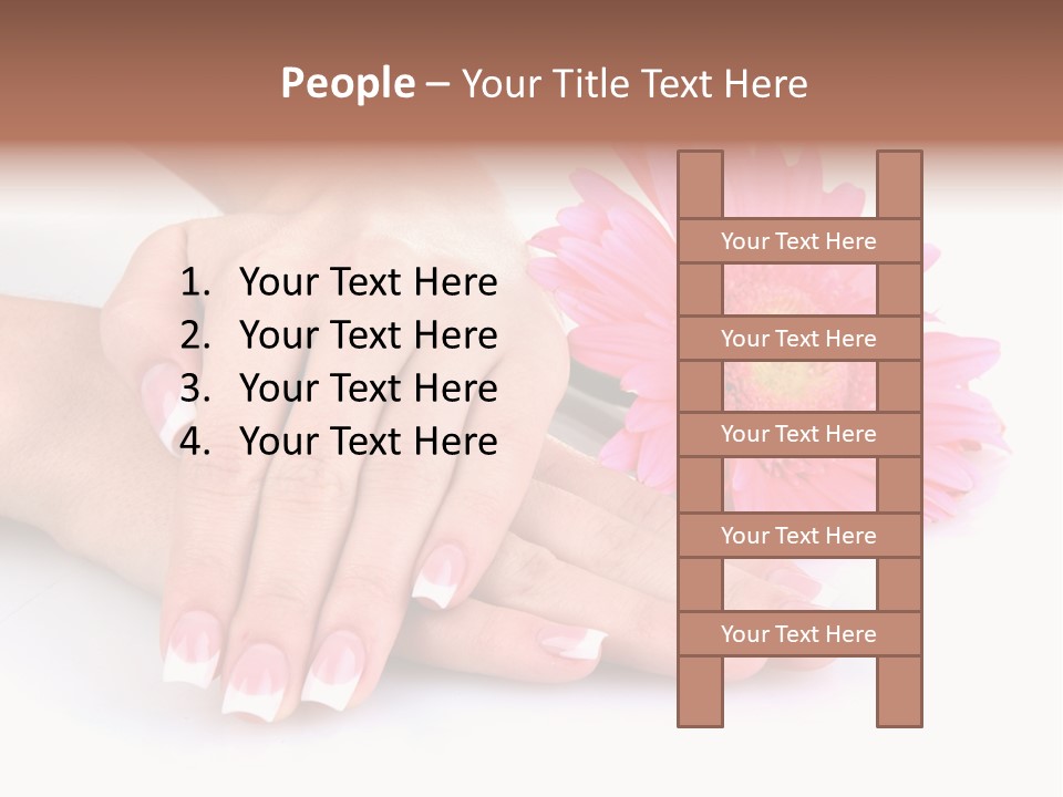 Moisturize Therapy Thumb PowerPoint Template