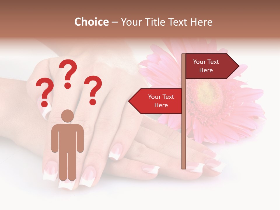 Moisturize Therapy Thumb PowerPoint Template