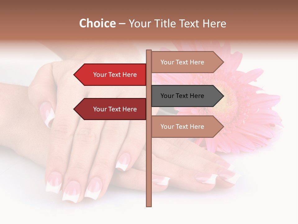 Moisturize Therapy Thumb PowerPoint Template