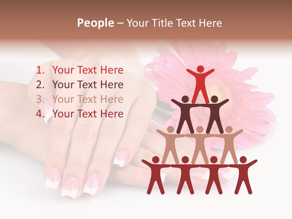 Moisturize Therapy Thumb PowerPoint Template