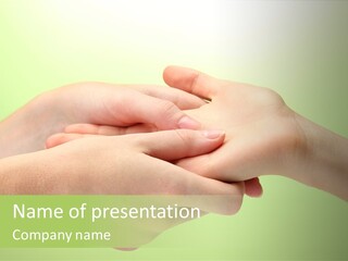 People Massage Skin PowerPoint Template