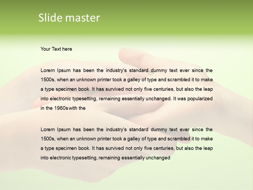 People Massage Skin PowerPoint Template
