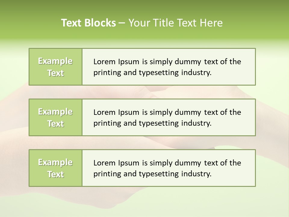 People Massage Skin PowerPoint Template