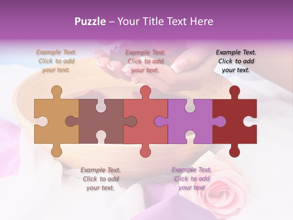 Petal Soft Hand PowerPoint Template