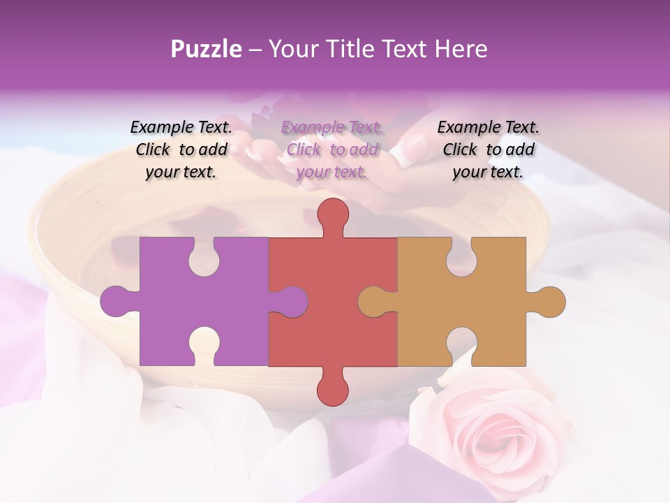 Petal Soft Hand PowerPoint Template