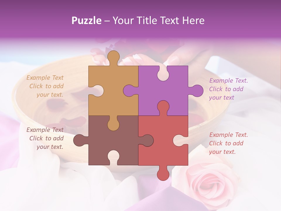 Petal Soft Hand PowerPoint Template