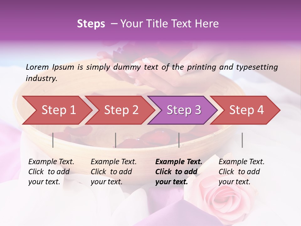 Petal Soft Hand PowerPoint Template