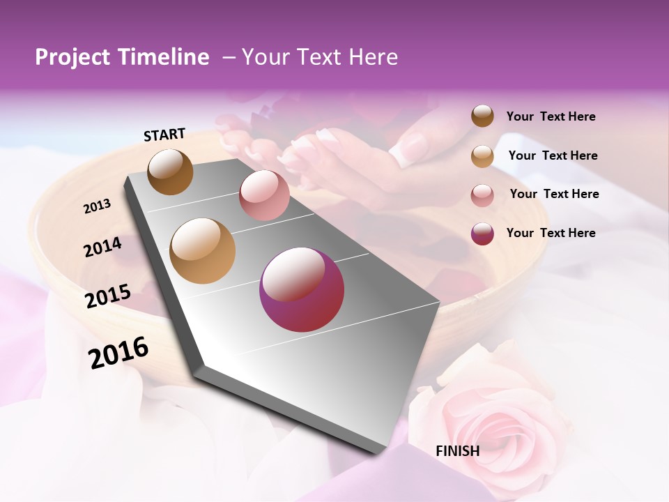 Petal Soft Hand PowerPoint Template
