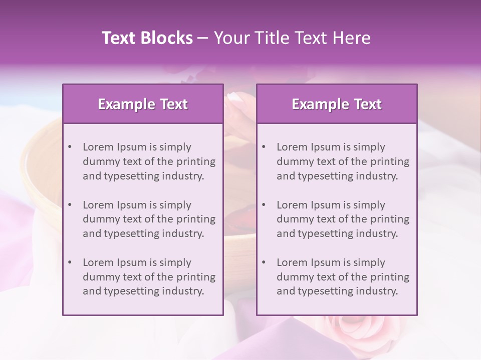 Petal Soft Hand PowerPoint Template