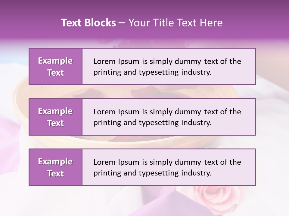 Petal Soft Hand PowerPoint Template