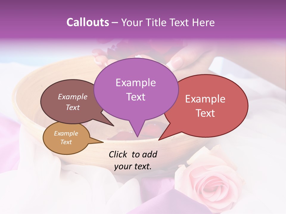 Petal Soft Hand PowerPoint Template