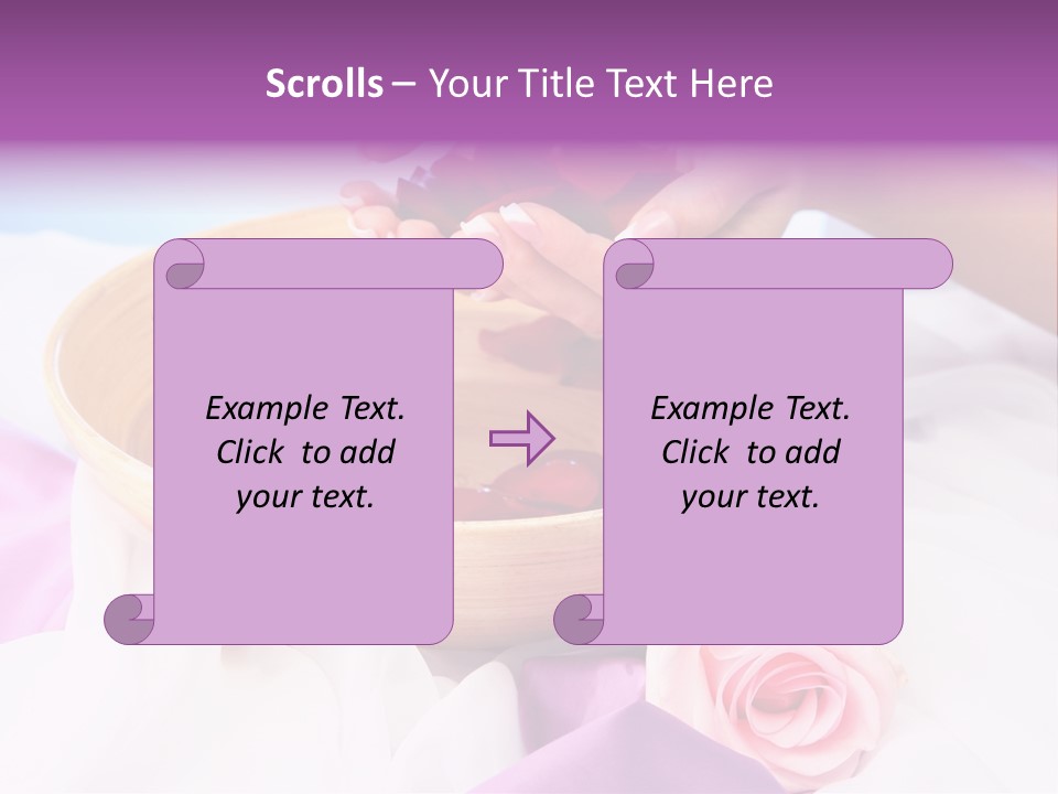 Petal Soft Hand PowerPoint Template