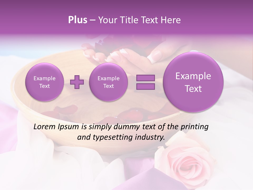 Petal Soft Hand PowerPoint Template