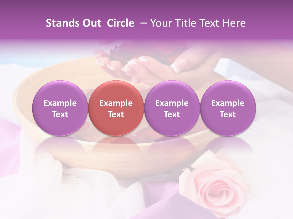 Petal Soft Hand PowerPoint Template