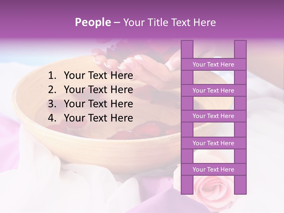 Petal Soft Hand PowerPoint Template
