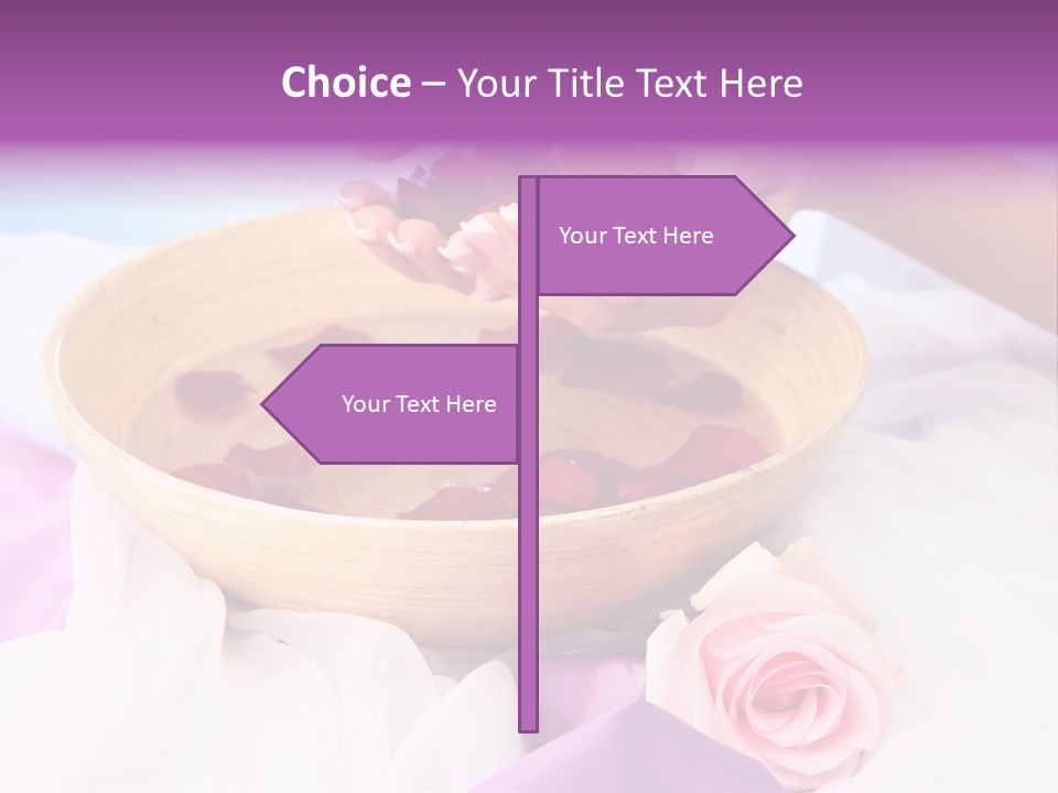 Petal Soft Hand PowerPoint Template