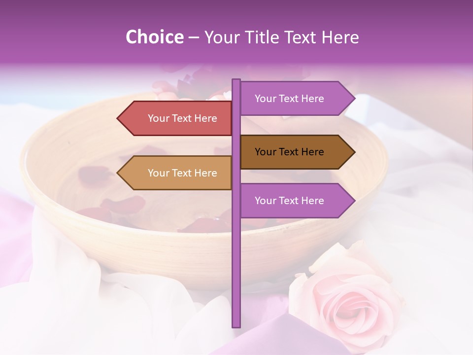 Petal Soft Hand PowerPoint Template