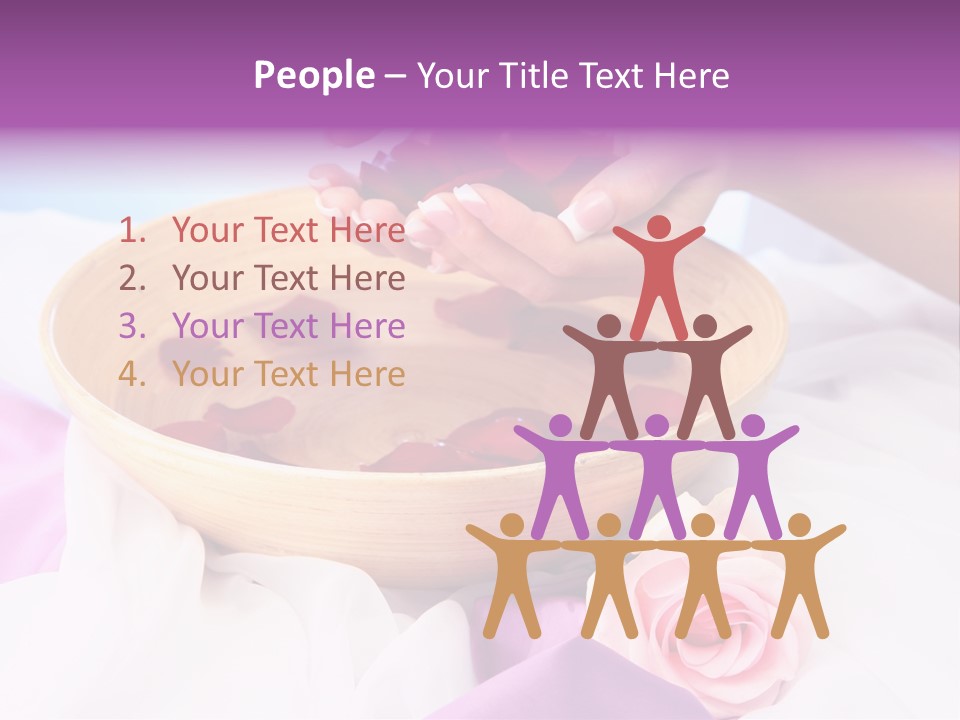 Petal Soft Hand PowerPoint Template