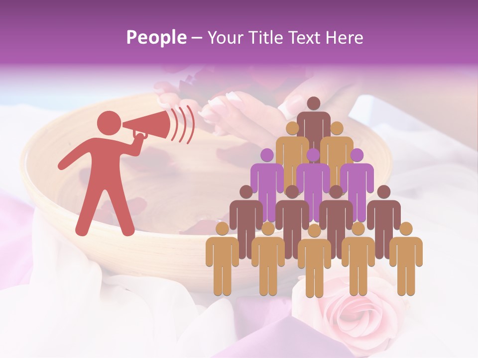 Petal Soft Hand PowerPoint Template